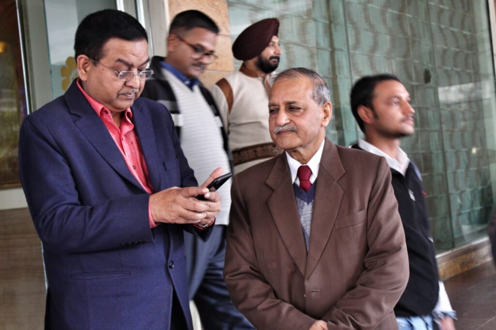 Dr. S. S. Pandey with Prof. D.P. Aggarwal