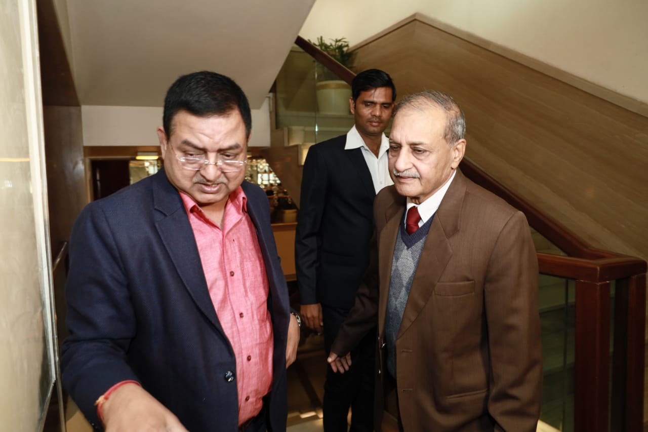 Dr. S. S. Pandey with Prof. D.P. Aggarwal