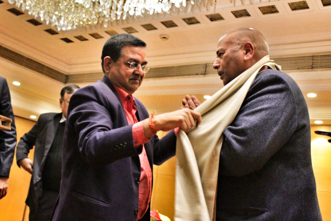 Dr. S. S. Pandey with Dr. Vikram Singh